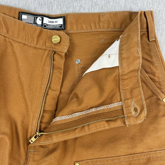 Carhartt Double-Front Utility Work Pant Mens 40x32 Loose Fit Duck Canvas B01 NEW - Picture 8 of 15